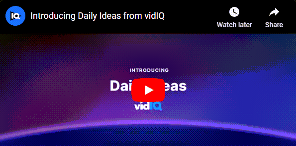 VidIQ Watch Video